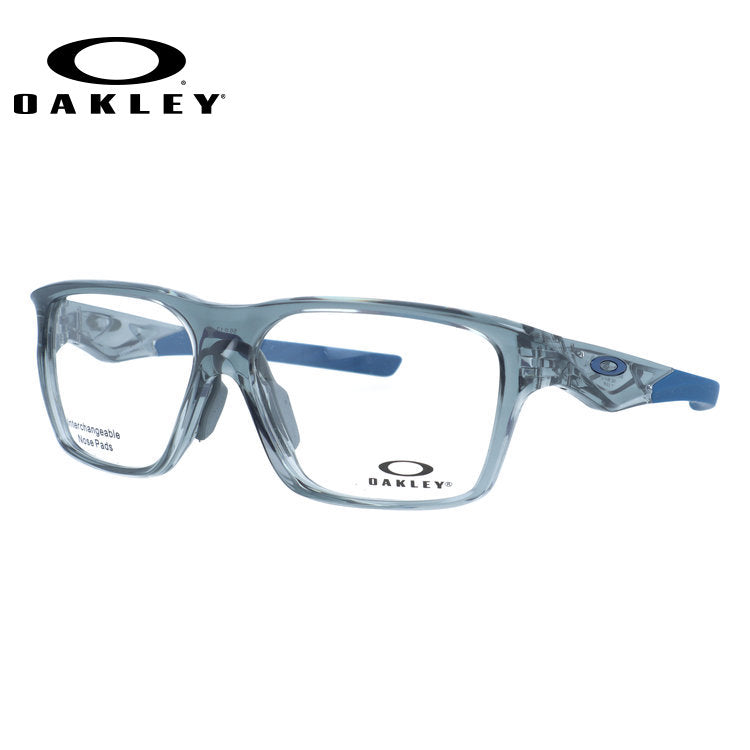 オークリー メガネフレーム ヴァーサフューズSQ 伊達メガネ ユニバーサルフィット OAKLEY VERSAFUSE SQ OX8201-0356 56サイズ スクエア型 交換パーツ付 ユニセックス メンズ レディース