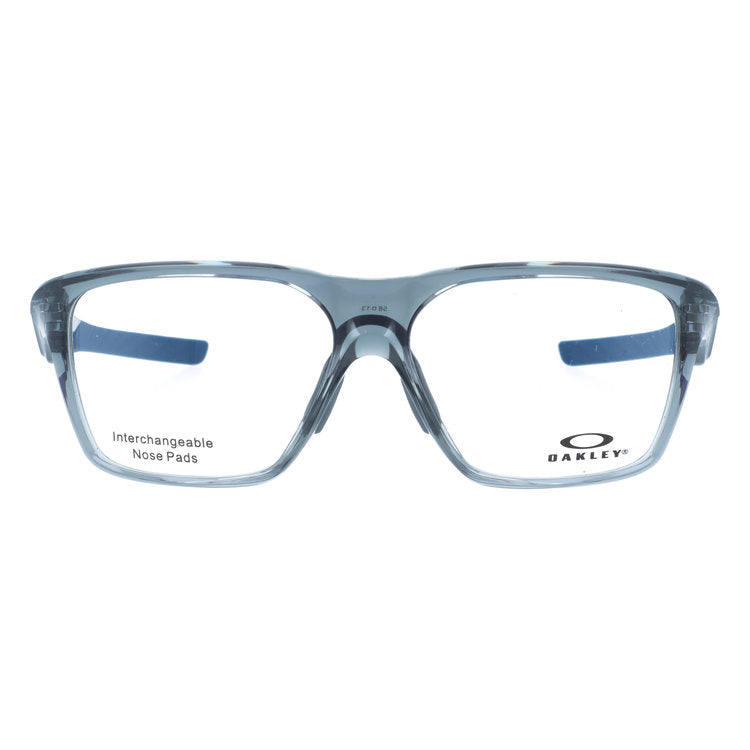 オークリー メガネフレーム ヴァーサフューズSQ 伊達メガネ ユニバーサルフィット OAKLEY VERSAFUSE SQ OX8201-0358 58サイズ スクエア型 交換パーツ付 ユニセックス メンズ レディース 大きめ