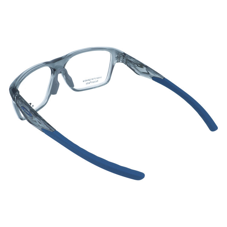 オークリー メガネフレーム ヴァーサフューズSQ 伊達メガネ ユニバーサルフィット OAKLEY VERSAFUSE SQ OX8201-0358 58サイズ スクエア型 交換パーツ付 ユニセックス メンズ レディース 大きめ