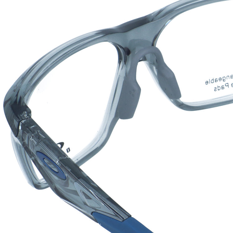 オークリー メガネフレーム ヴァーサフューズSQ 伊達メガネ ユニバーサルフィット OAKLEY VERSAFUSE SQ OX8201-0358 58サイズ スクエア型 交換パーツ付 ユニセックス メンズ レディース 大きめ