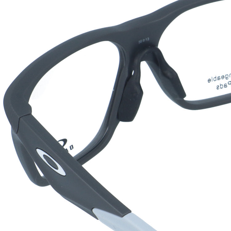 オークリー メガネフレーム ヴァーサフューズSQ 伊達メガネ ユニバーサルフィット OAKLEY VERSAFUSE SQ OX8201-0456 56サイズ スクエア型 交換パーツ付 ユニセックス メンズ レディース
