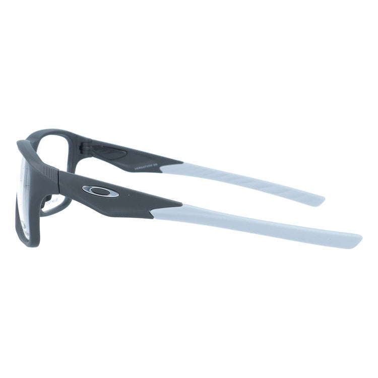 オークリー メガネフレーム ヴァーサフューズSQ 伊達メガネ ユニバーサルフィット OAKLEY VERSAFUSE SQ OX8201-0458 58サイズ スクエア型 交換パーツ付 ユニセックス メンズ レディース 大きめ