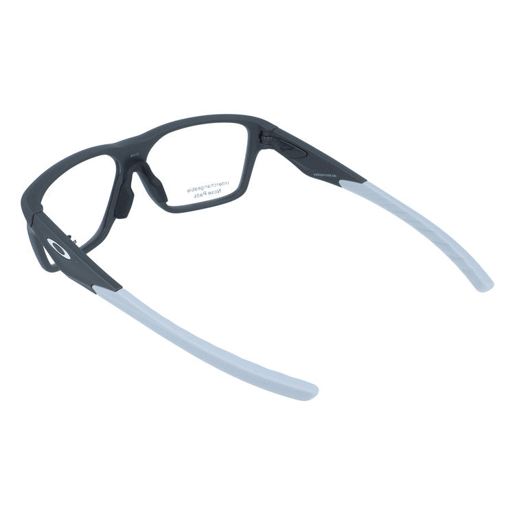 オークリー メガネフレーム ヴァーサフューズSQ 伊達メガネ ユニバーサルフィット OAKLEY VERSAFUSE SQ OX8201-0458 58サイズ スクエア型 交換パーツ付 ユニセックス メンズ レディース 大きめ