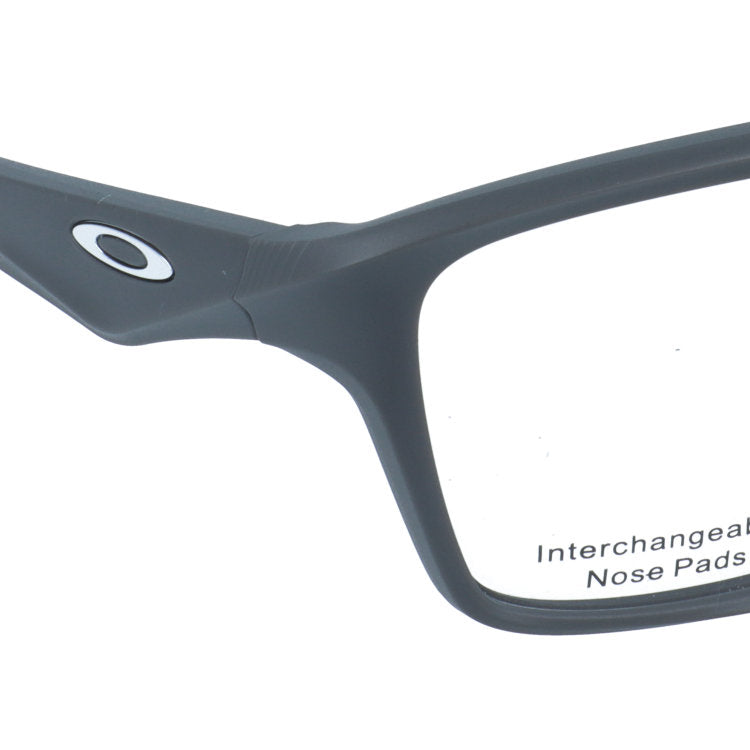 オークリー メガネフレーム ヴァーサフューズSQ 伊達メガネ ユニバーサルフィット OAKLEY VERSAFUSE SQ OX8201-0458 58サイズ スクエア型 交換パーツ付 ユニセックス メンズ レディース 大きめ