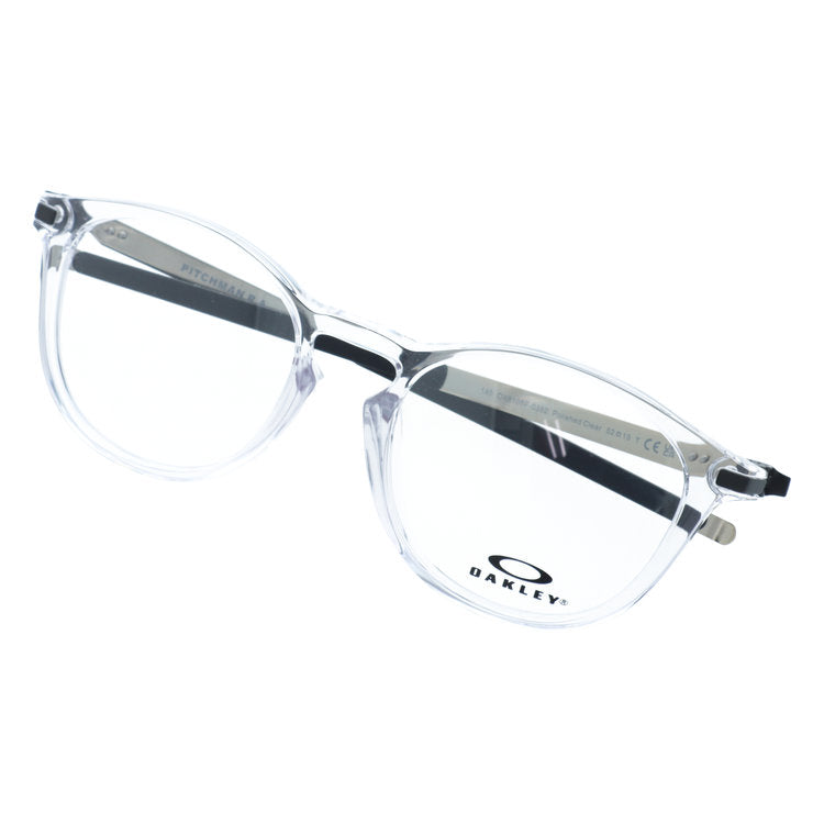 オークリー メガネフレーム ピッチマンR A 伊達メガネ ローブリッジフィット（アジアンフィット） OAKLEY PITCHMAN R A OX8105F-0352 52サイズ ボストン型 クリアフレーム ユニセックス メンズ レディース