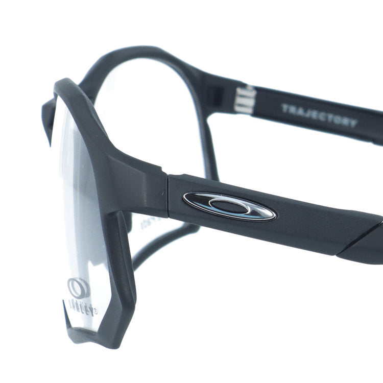 オークリー メガネフレーム トラジェクトリー 伊達メガネ ユニバーサルフィット OAKLEY TRAJECTORY OX8171-0159 59サイズ スポーツ型 交換用鼻パッド付き クロブチ 黒縁 ユニセックス メンズ レディース