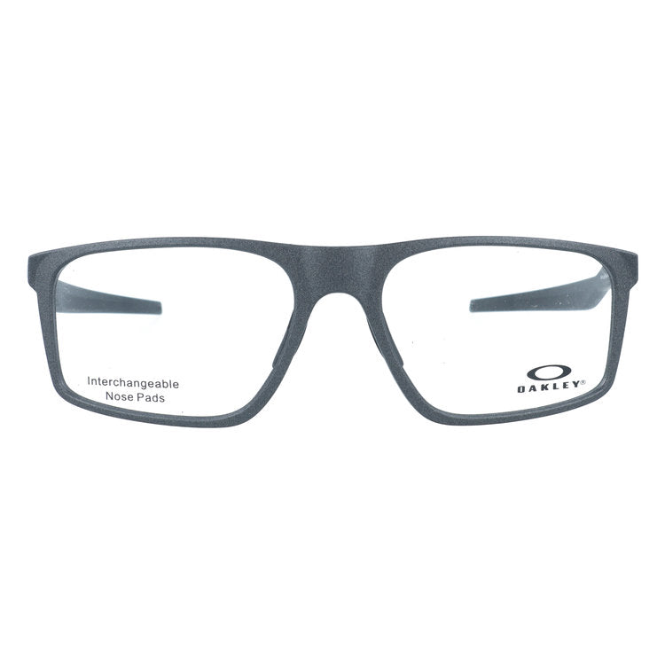 オークリー メガネフレーム バットフリップ 伊達メガネ ハイブリッジフィット（レギュラーフィット） OAKLEY BAT FLIP OX8183-0458 58サイズ スクエア型 交換用鼻パッド付き ユニセックス メンズ レディース
