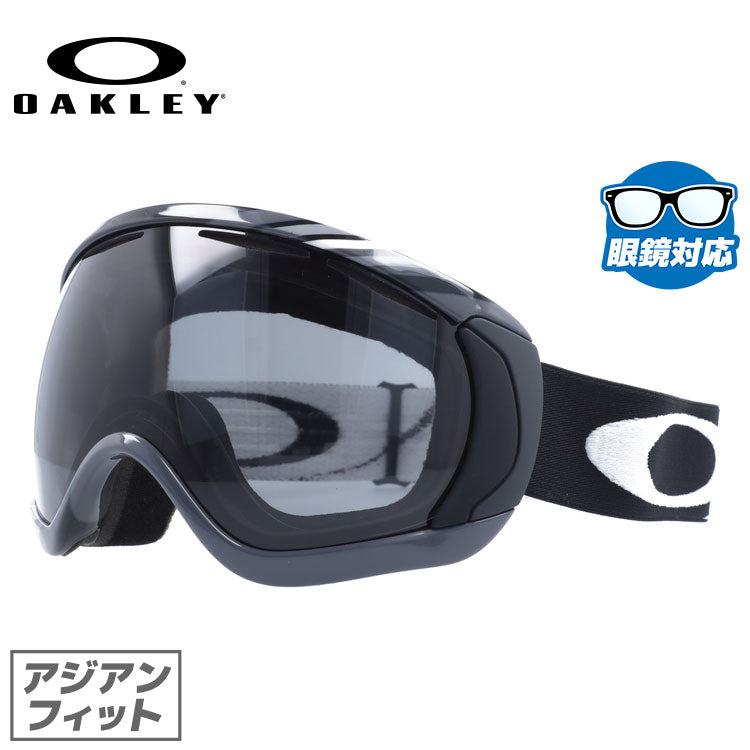 【眼鏡対応】オークリー ゴーグル キャノピー OAKLEY CANOPY 59-140J アジアンフィット メンズ レディース 男女兼用 スキーゴーグル スノーボード 【Dark Grey】 プレゼント