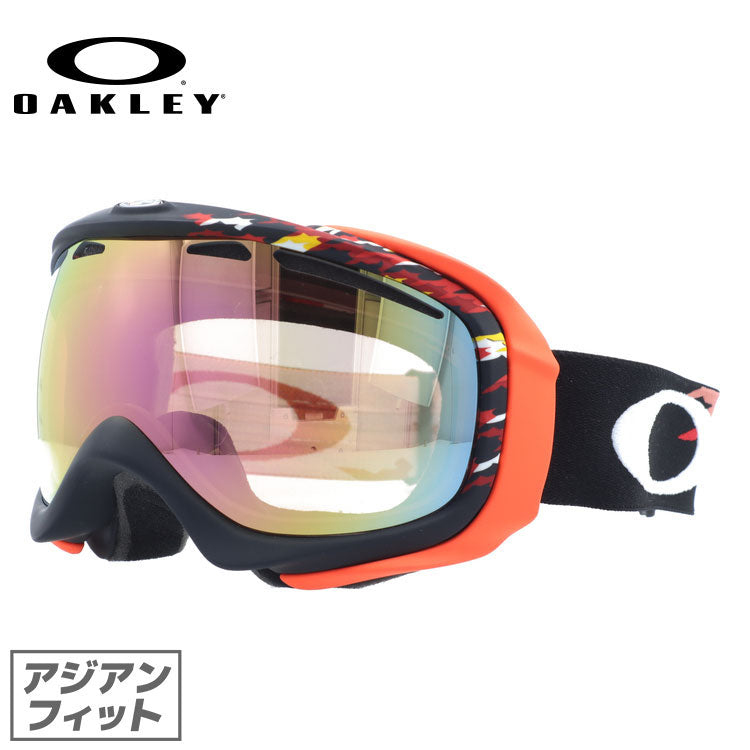 【訳あり】オークリー ゴーグル エレベート ELEVATE OAKELY 59-161J アジアンフィット ミラーレンズ メンズ レディース 男女兼用 スキーゴーグル スノーボード 【VR50 Pink Iridium】 プレゼント