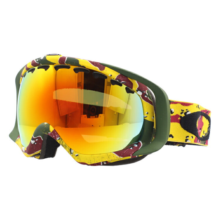 【訳あり】オークリー ゴーグル クローバー OAKLEY CROWBAR 59-245J アジアンフィット ミラーレンズ メンズ レディース 男女兼用 シグネチャー スキーゴーグル スノーボード 【Fire Iridium】 プレゼント