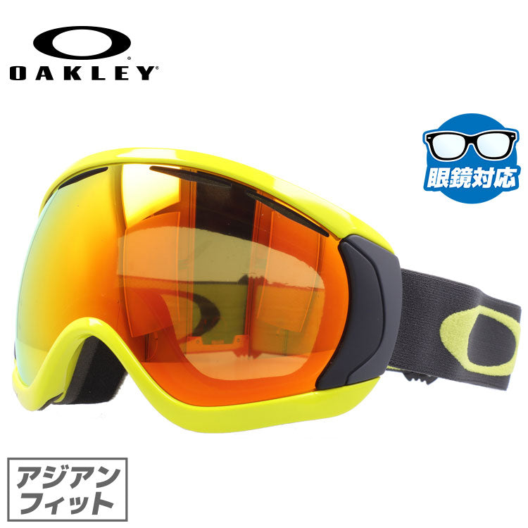 【訳あり】【眼鏡対応】オークリー ゴーグル キャノピー OAKLEY CANOPY OO7081-08 アジアンフィット ミラーレンズ メンズ レディース 男女兼用 スキーゴーグル スノーボード 【Fire Iridium】 プレゼント