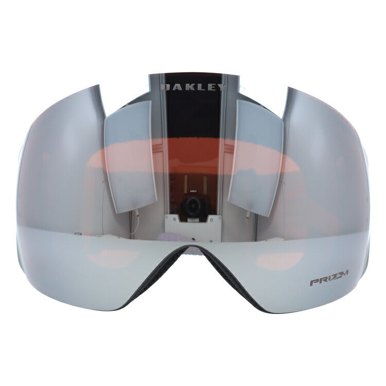 【眼鏡対応】オークリー ゴーグル フライトデッキ OAKLEY FLIGHT DECK OO7074-28 アジアンフィット プリズム メンズ レディース 男女兼用 シグネチャー スキーゴーグル スノーボード リムレス 【Prizm Snow Black Iridium】 プレゼント