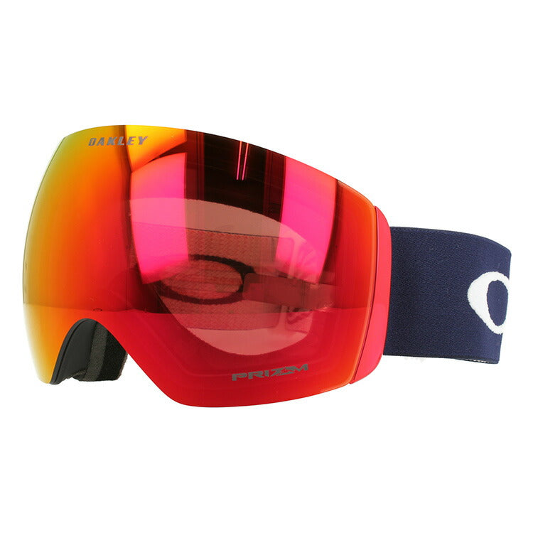 【オリジナルケース付】オークリー ゴーグル フライトデッキ XL（L） OAKLEY プリズム レギュラーフィット FLIGHT DECK XL（L） OO7050-58 シグネチャー 男女兼用 メンズ レディース スキー スノボ リムレス プレゼント 眼鏡対応