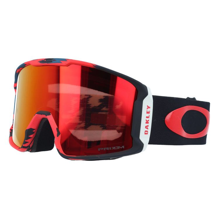 訳あり オークリー ゴーグル ラインマイナー プリズム ミラーレンズ レギュラーフィット OAKLEY LINE MINER OO7070-56 Sammy Carlson（サミーカールソン） 晴天〜雲り用 アウトレット品 ユニセックス メンズ レディース