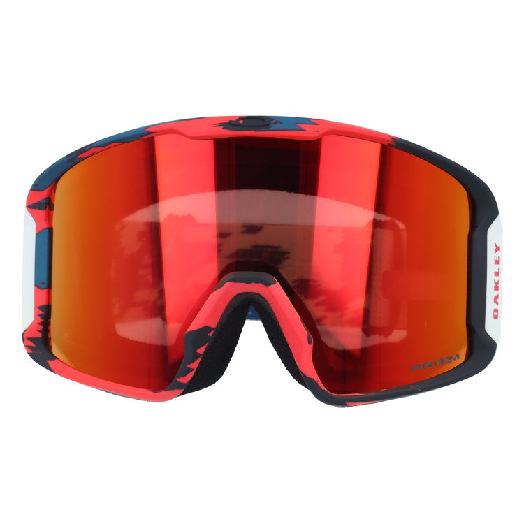訳あり オークリー ゴーグル ラインマイナー プリズム ミラーレンズ レギュラーフィット OAKLEY LINE MINER OO7070-56 Sammy Carlson（サミーカールソン） 晴天〜雲り用 アウトレット品 ユニセックス メンズ レディース