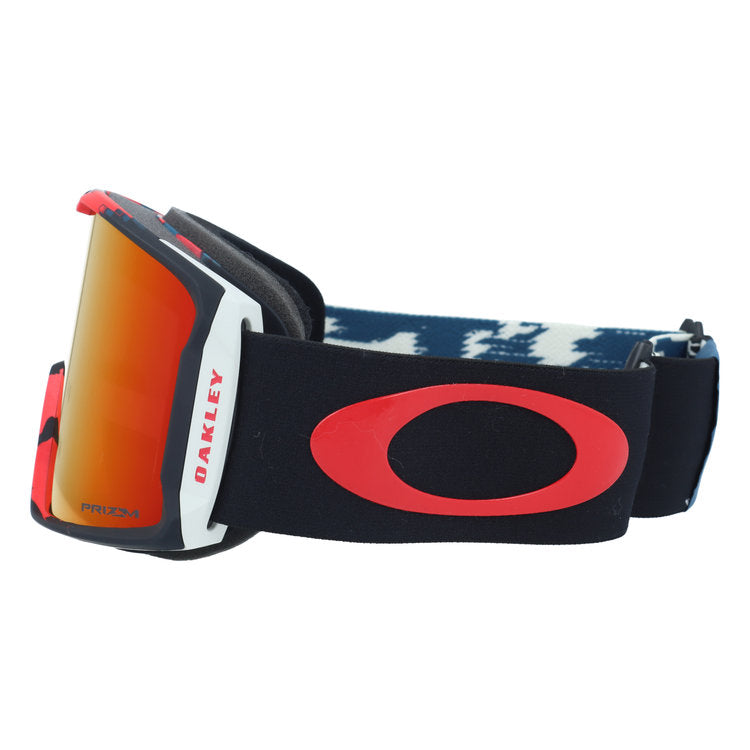 訳あり オークリー ゴーグル ラインマイナー プリズム ミラーレンズ レギュラーフィット OAKLEY LINE MINER OO7070-56 Sammy Carlson（サミーカールソン） 晴天〜雲り用 アウトレット品 ユニセックス メンズ レディース