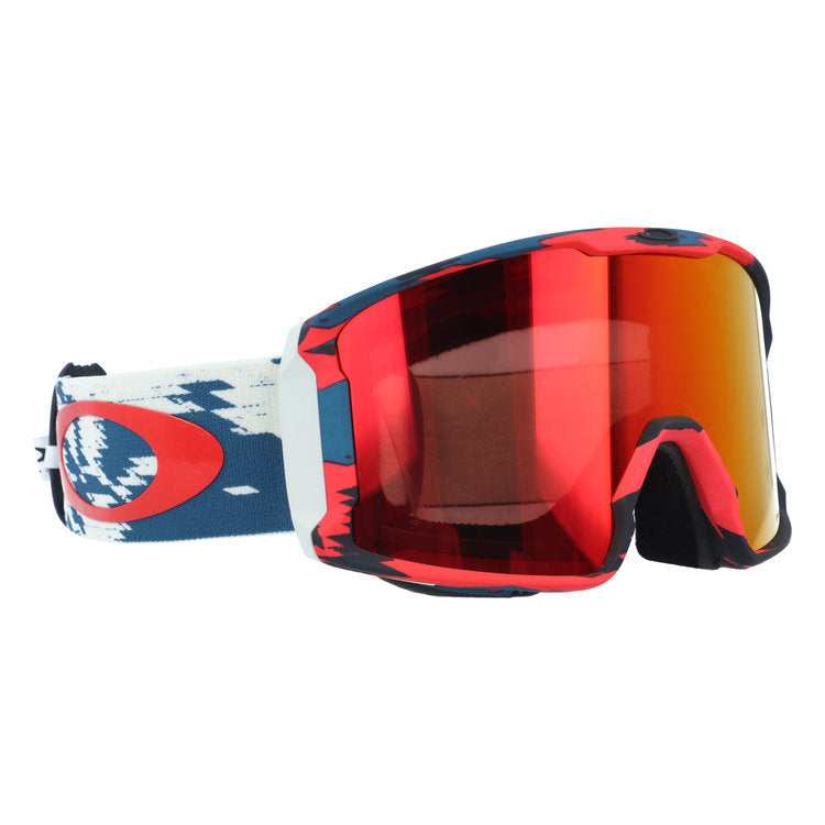 訳あり オークリー ゴーグル ラインマイナー プリズム ミラーレンズ レギュラーフィット OAKLEY LINE MINER OO7070-56 Sammy Carlson（サミーカールソン） 晴天〜雲り用 アウトレット品 ユニセックス メンズ レディース