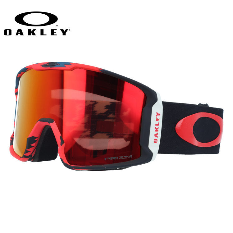 訳あり オークリー ゴーグル ラインマイナー プリズム ミラーレンズ レギュラーフィット OAKLEY LINE MINER OO7070-56 Sammy Carlson（サミーカールソン） 晴天〜雲り用 アウトレット品 ユニセックス メンズ レディース