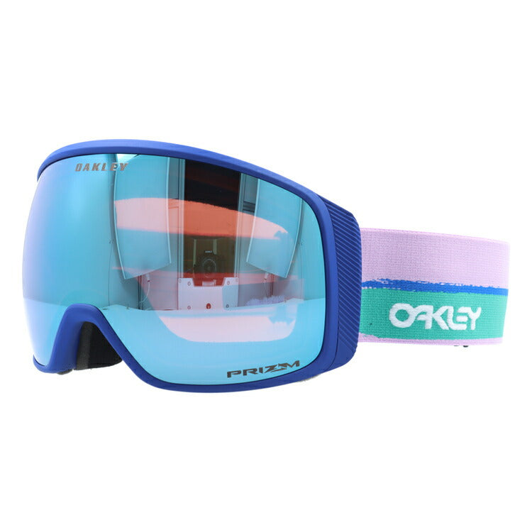 オークリー ゴーグル フライトトラッカー XL（L） プリズム スタンダードフィット OAKLEY FLIGHT TRACKER XL（L） OO7104-50 ブルー 球面ダブルレンズ 眼鏡対応 曇り止め スポーツ スノーボード スキー 紫外線 UVカット 雪 冬 ブランド