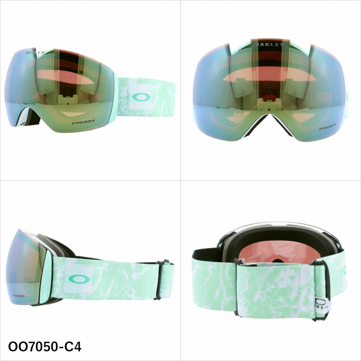 オークリー ゴーグル フライトデッキ XL プリズム ミラーレンズ レギュラーフィット（グローバルフィット）OAKLEY FLIGHT DECK XL（L） OO7050 全5カラー OO7050-03 OO7050-36 OO7050-A0 OO7050-C3 OO7050-C4 球面レンズ 眼鏡対応 曇りにくい ユニセックス メンズ レディース