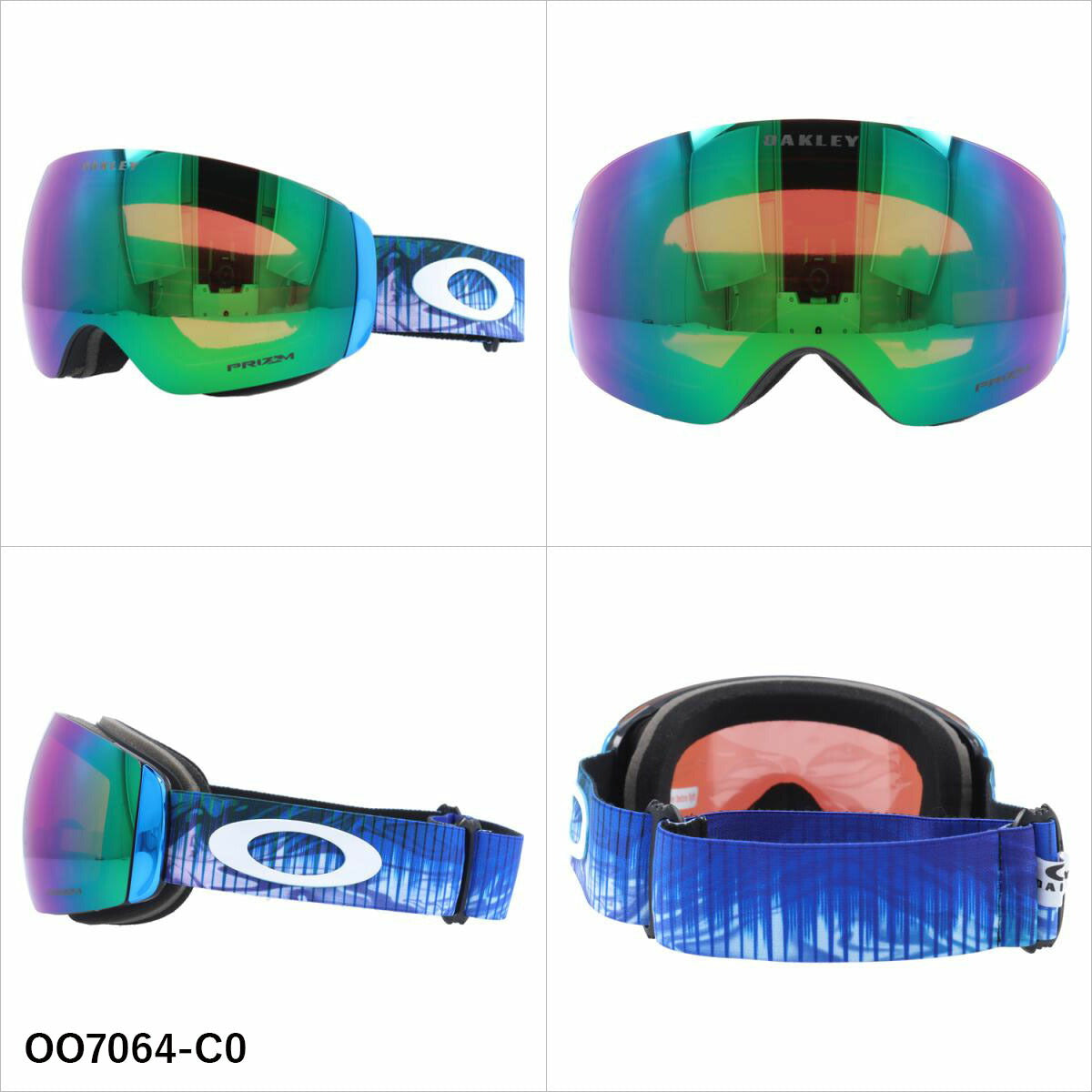 オークリー ゴーグル フライトデッキ XM プリズム ミラーレンズ レギュラーフィット OAKLEY FLIGHT DECK XM OO7064 全7カラー OO7064-85/OO7064-B3/OO7064-C0/OO7064-C1/OO7064-C2/OO7064-D0/OO7064-D3 球面レンズ 眼鏡対応 ユニセックス メンズ レディース