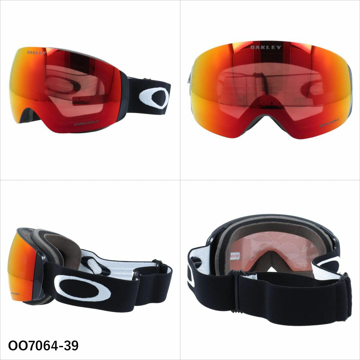 オークリー ゴーグル フライトデッキ XM プリズム ミラーレンズ レギュラーフィット（グローバルフィット） OAKLEY FLIGHT DECK XM OO7064 全3カラー OO7064-02/OO7064-39/OO7064-44 球面レンズ 眼鏡対応 曇りにくい ユニセックス メンズ レディース