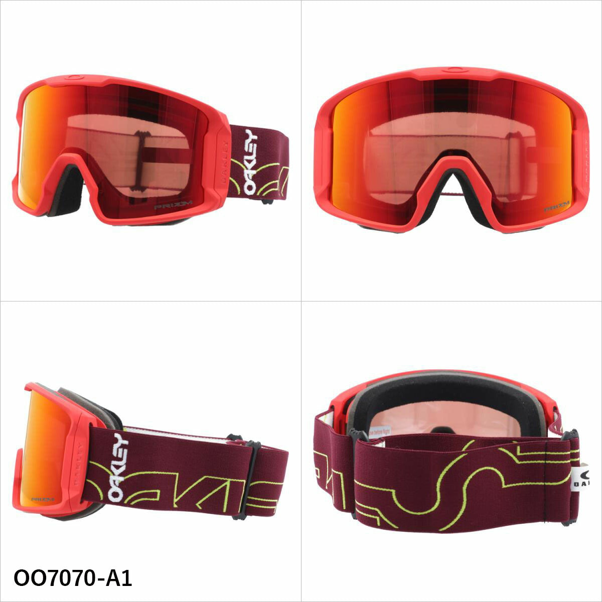 オークリー ゴーグル ラインマイナー XL プリズム ミラーレンズ レギュラーフィット（グローバルフィット） OAKLEY LINE MINER XL OO7070-04/OO7070-65/OO7070-73/OO7070-92/OO7070-93/OO7070-98/OO7070-A1/OO7070-A6/OO7070-B4 平面レンズ ユニセックス メンズ レディース
