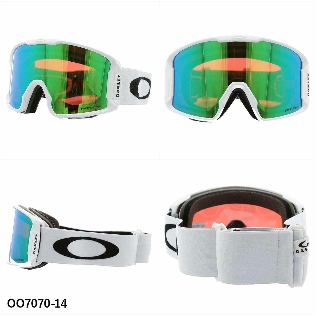 オークリー ゴーグル ラインマイナー XL プリズム ミラーレンズ レギュラーフィット（グローバルフィット） OAKLEY LINE MINER XL OO7070 全4カラー OO7070-02/OO7070-13/OO7070-14/OO7070-71 平面レンズ 眼鏡対応 曇りにくい ユニセックス メンズ レディース