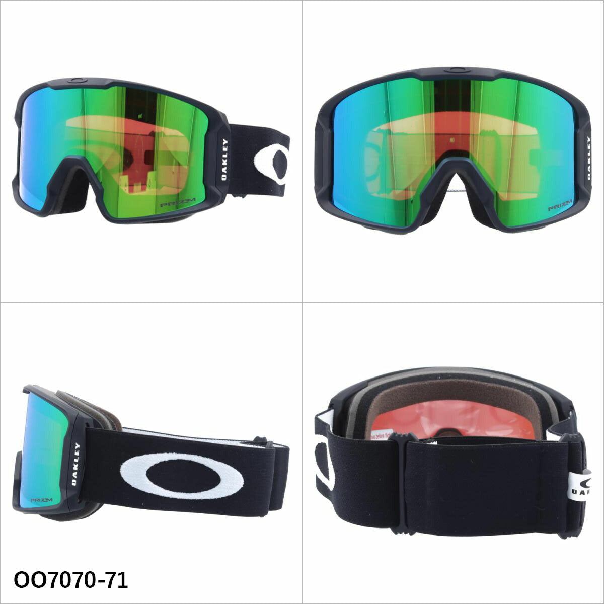 オークリー ゴーグル ラインマイナー XL プリズム ミラーレンズ レギュラーフィット（グローバルフィット） OAKLEY LINE MINER XL OO7070 全4カラー OO7070-02/OO7070-13/OO7070-14/OO7070-71 平面レンズ 眼鏡対応 曇りにくい ユニセックス メンズ レディース