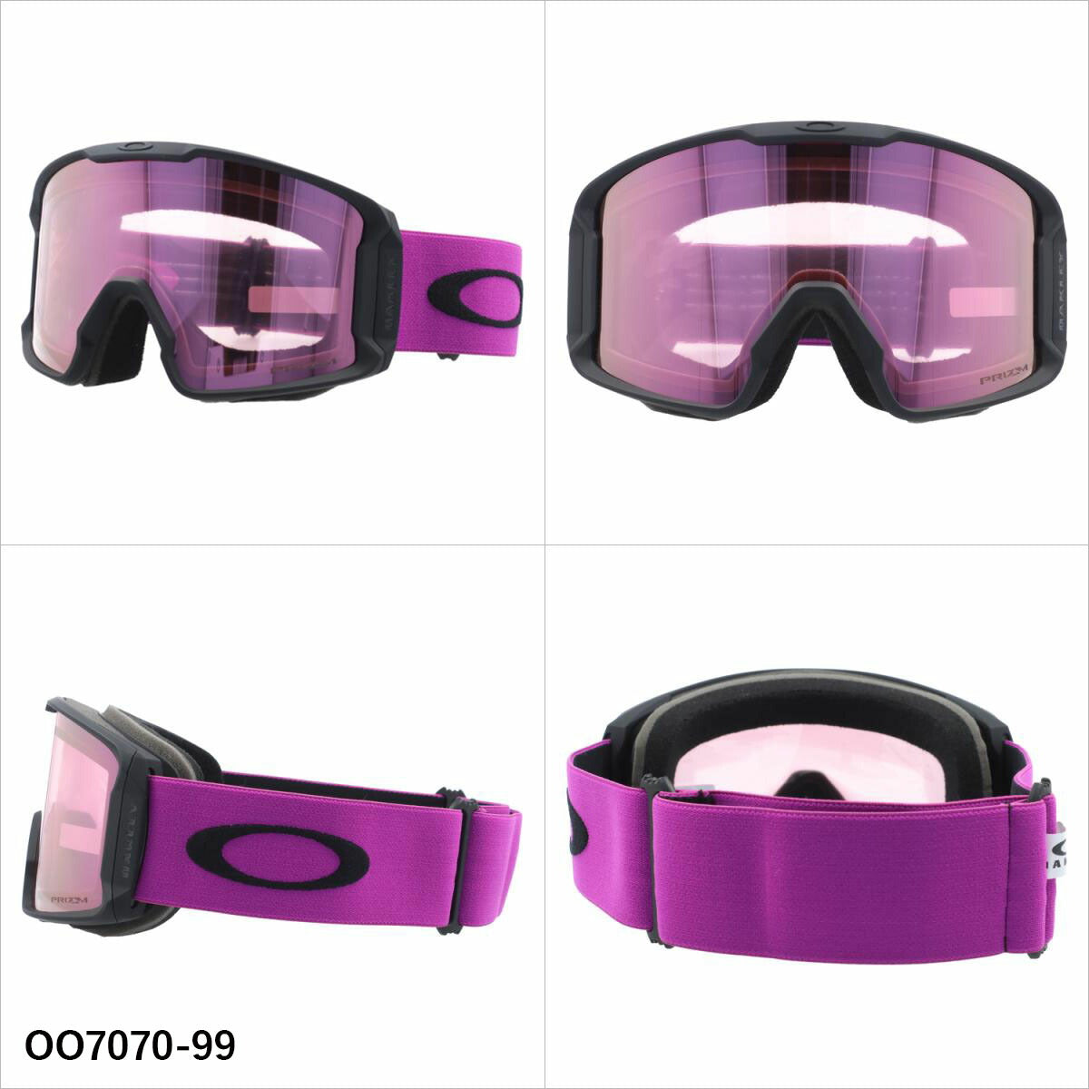 オークリー ゴーグル ラインマイナー XL プリズム ミラーレンズ レギュラーフィット（グローバルフィット） OAKLEY LINE MINER XL OO7070 全2カラー OO7070-06/OO7070-99 平面レンズ 眼鏡対応 曇りにくい ユニセックス メンズ レディース
