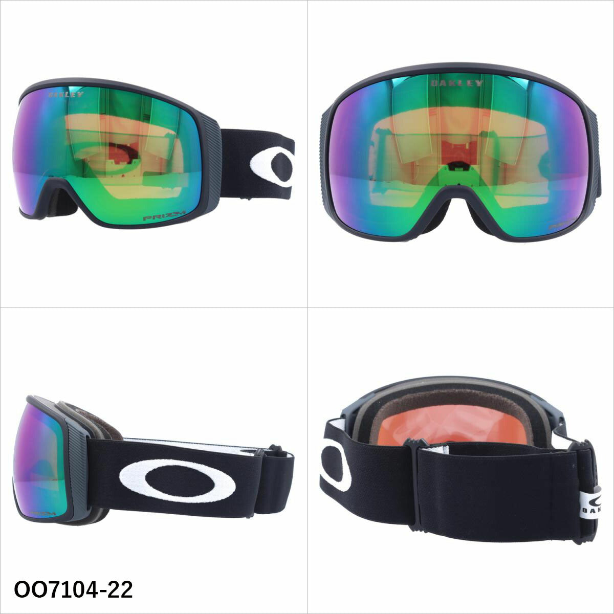 オークリー ゴーグル フライトトラッカー XL プリズム ミラーレンズ レギュラーフィット（グローバルフィット） OAKLEY FLIGHT TRACKER XL OO7104 全3カラー OO7104-22/OO7104-40/OO7104-63/OO7104-64 球面レンズ 眼鏡対応 曇りにくい ユニセックス メンズ レディース