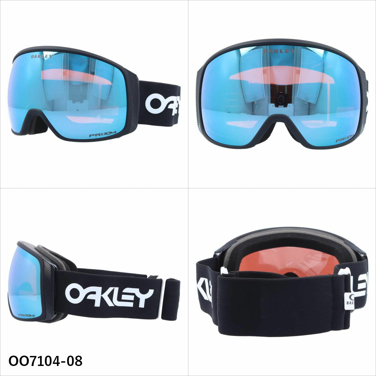 オークリー ゴーグル フライトトラッカー XL プリズム ミラーレンズ レギュラーフィット（グローバルフィット） OAKLEY FLIGHT TRACKER XL OO7104 全4カラー OO7104-08/OO7104-42/OO7104-56/OO7104-59 球面レンズ 眼鏡対応 曇りにくい ユニセックス メンズ レディース