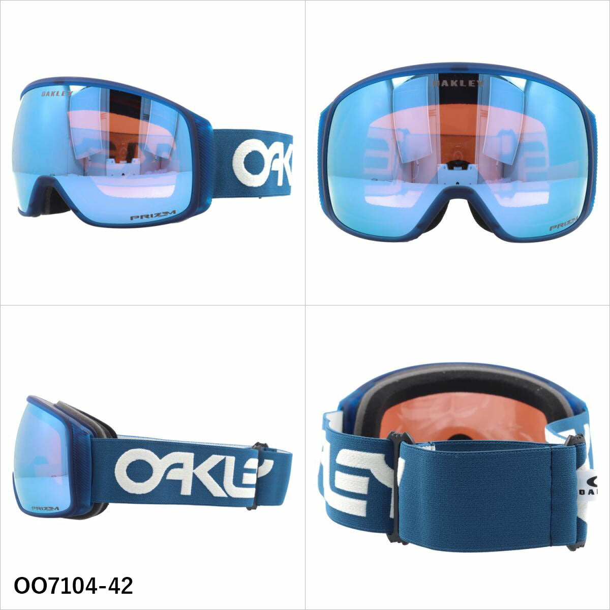 オークリー ゴーグル フライトトラッカー XL プリズム ミラーレンズ レギュラーフィット（グローバルフィット） OAKLEY FLIGHT TRACKER XL OO7104 全4カラー OO7104-08/OO7104-42/OO7104-56/OO7104-59 球面レンズ 眼鏡対応 曇りにくい ユニセックス メンズ レディース