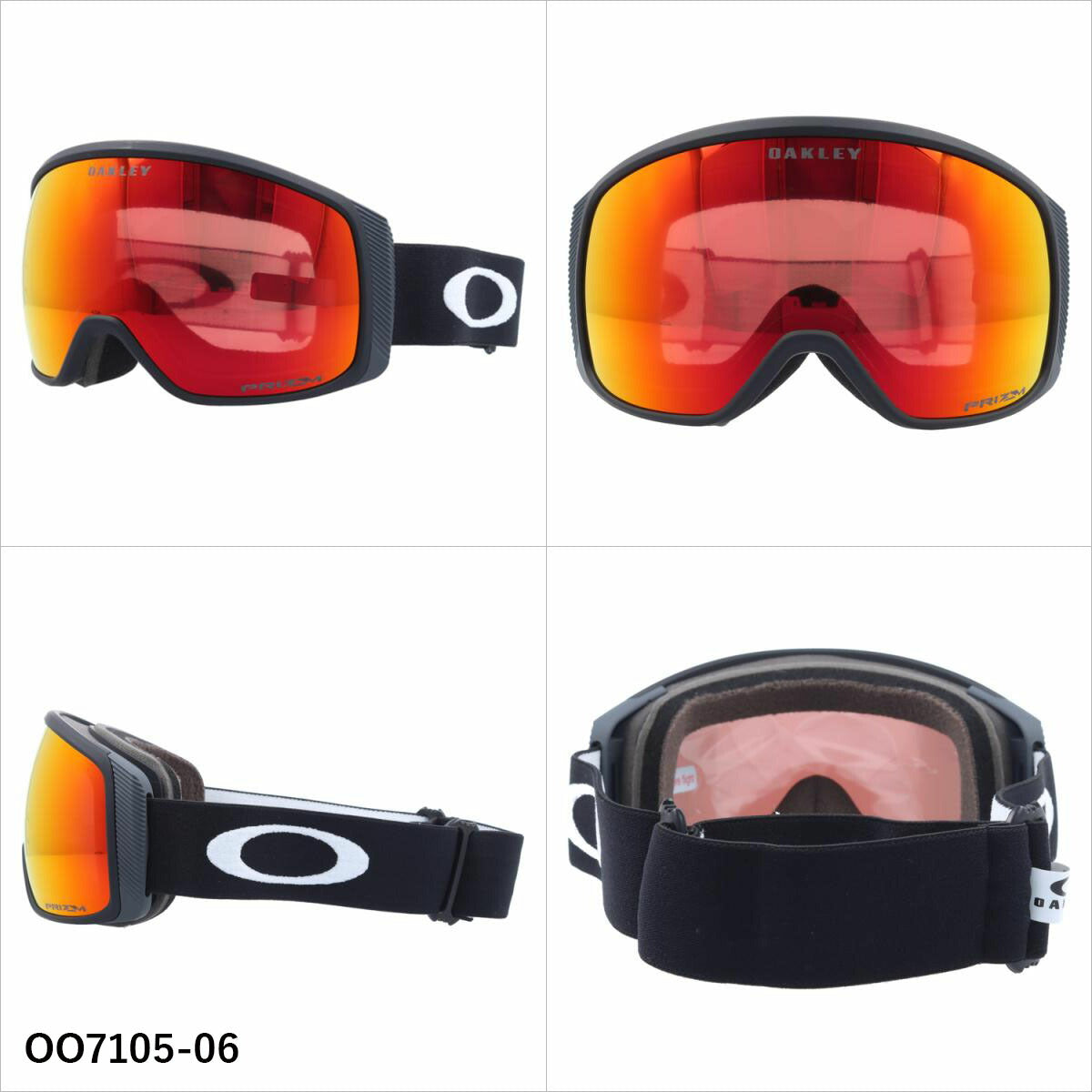 オークリー ゴーグル フライトトラッカー XM プリズム ミラーレンズ レギュラーフィット（グローバルフィット） OAKLEY FLIGHT TRACKER XM OO7105 全5カラー OO7105-05/OO7105-06/OO7105-07/OO7105-23/OO7105-27 球面レンズ 眼鏡対応 ユニセックス メンズ レディース