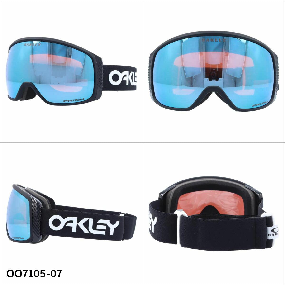 オークリー ゴーグル フライトトラッカー XM プリズム ミラーレンズ レギュラーフィット（グローバルフィット） OAKLEY FLIGHT TRACKER XM OO7105 全5カラー OO7105-05/OO7105-06/OO7105-07/OO7105-23/OO7105-27 球面レンズ 眼鏡対応 ユニセックス メンズ レディース