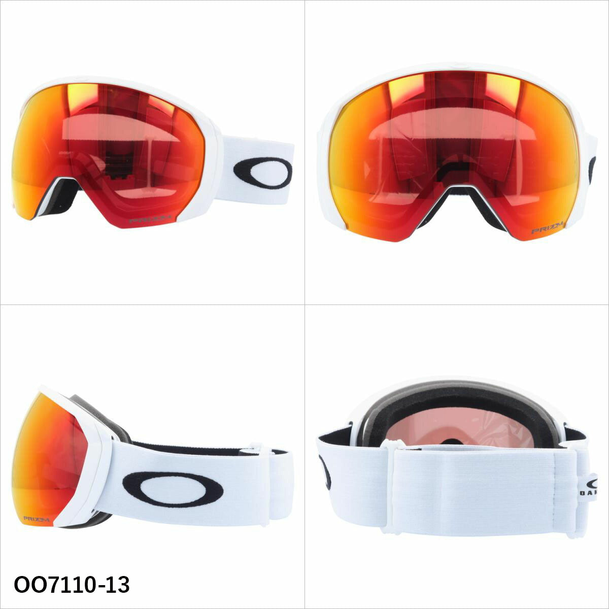 オークリー ゴーグル フライトパス XL プリズム ミラーレンズ レギュラーフィット（グローバルフィット） OAKLEY FLIGHT PATH XL OO7110 全6カラー OO7110-13/OO7110-22/OO7110-28/OO7110-48/OO7110-56/OO7110-57 球面レンズ 眼鏡対応 ユニセックス メンズ レディース
