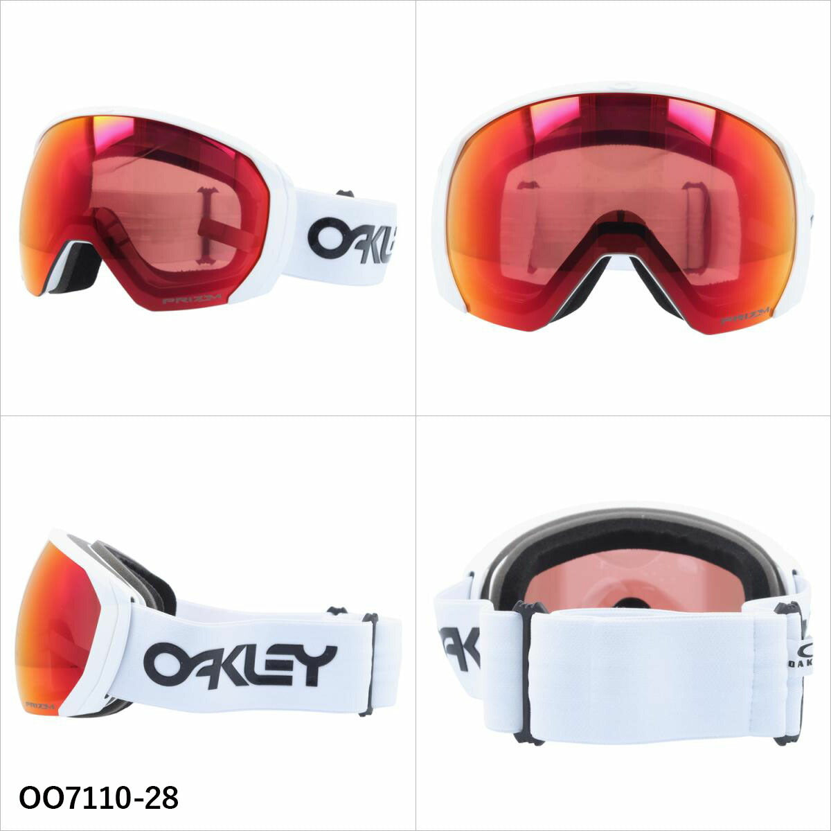 オークリー ゴーグル フライトパス XL プリズム ミラーレンズ レギュラーフィット（グローバルフィット） OAKLEY FLIGHT PATH XL OO7110 全6カラー OO7110-13/OO7110-22/OO7110-28/OO7110-48/OO7110-56/OO7110-57 球面レンズ 眼鏡対応 ユニセックス メンズ レディース
