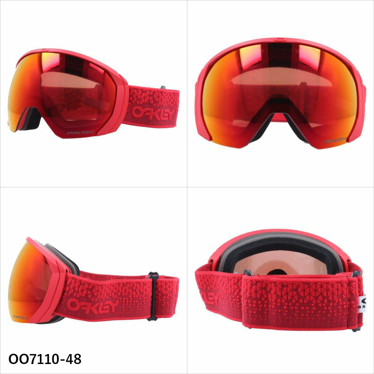 オークリー ゴーグル フライトパス XL プリズム ミラーレンズ レギュラーフィット（グローバルフィット） OAKLEY FLIGHT PATH XL OO7110 全6カラー OO7110-13/OO7110-22/OO7110-28/OO7110-48/OO7110-56/OO7110-57 球面レンズ 眼鏡対応 ユニセックス メンズ レディース