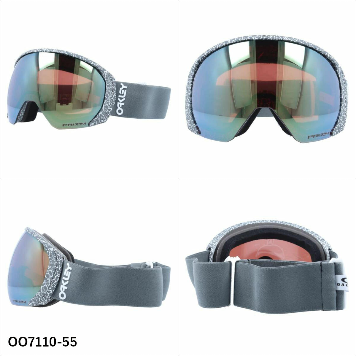 オークリー ゴーグル フライトパス XL プリズム ミラーレンズ レギュラーフィット（グローバルフィット） OAKLEY FLIGHT PATH XL OO7110 全5カラー OO7110-05/OO7110-26/OO7110-47/OO7110-55/OO7110-58 球面レンズ 眼鏡対応 曇りにくい ユニセックス メンズ レディース