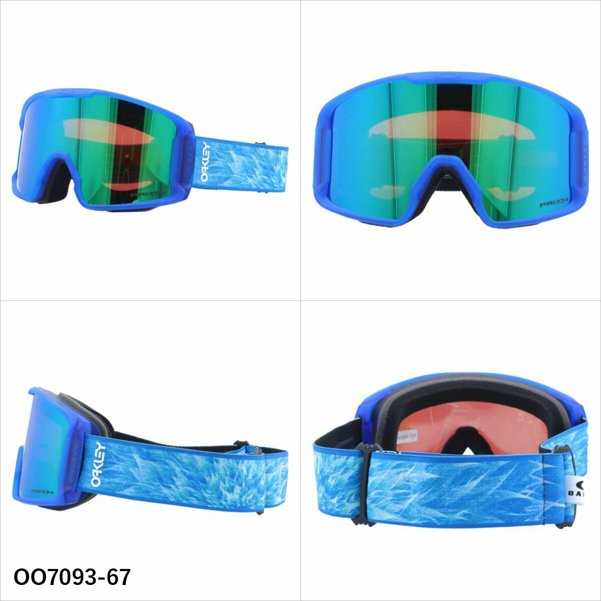 オークリー ゴーグル ラインマイナー XM プリズム ミラーレンズ レギュラーフィット OAKLEY LINE MINER XM OO7093 全3カラー OO7093-04/OO7093-39/OO7093-67 女性/小顔の男性向けサイズ 平面レンズ 曇りにくい 眼鏡対応 ユニセックス メンズ レディース