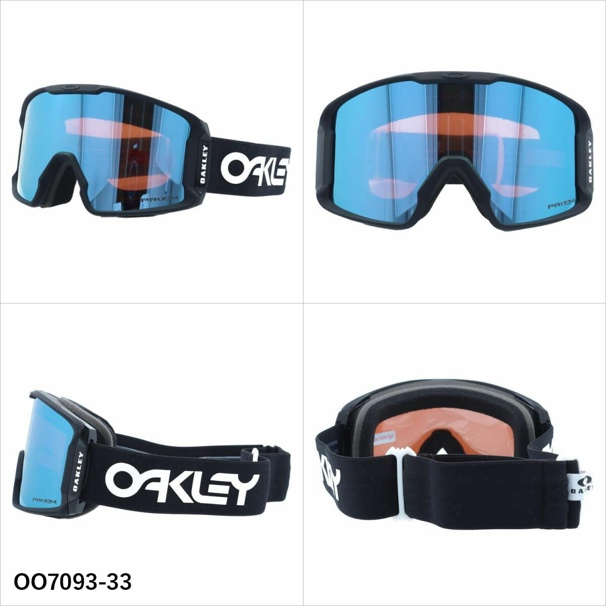 オークリー ゴーグル ラインマイナー XM プリズム ミラーレンズ レギュラーフィット（グローバルフィット） OAKLEY LINE MINER XM OO7093 全2カラー OO7093-03/OO7093-33 女性/小顔の男性向けサイズ 平面レンズ 曇りにくい 眼鏡対応 ユニセックス メンズ レディース