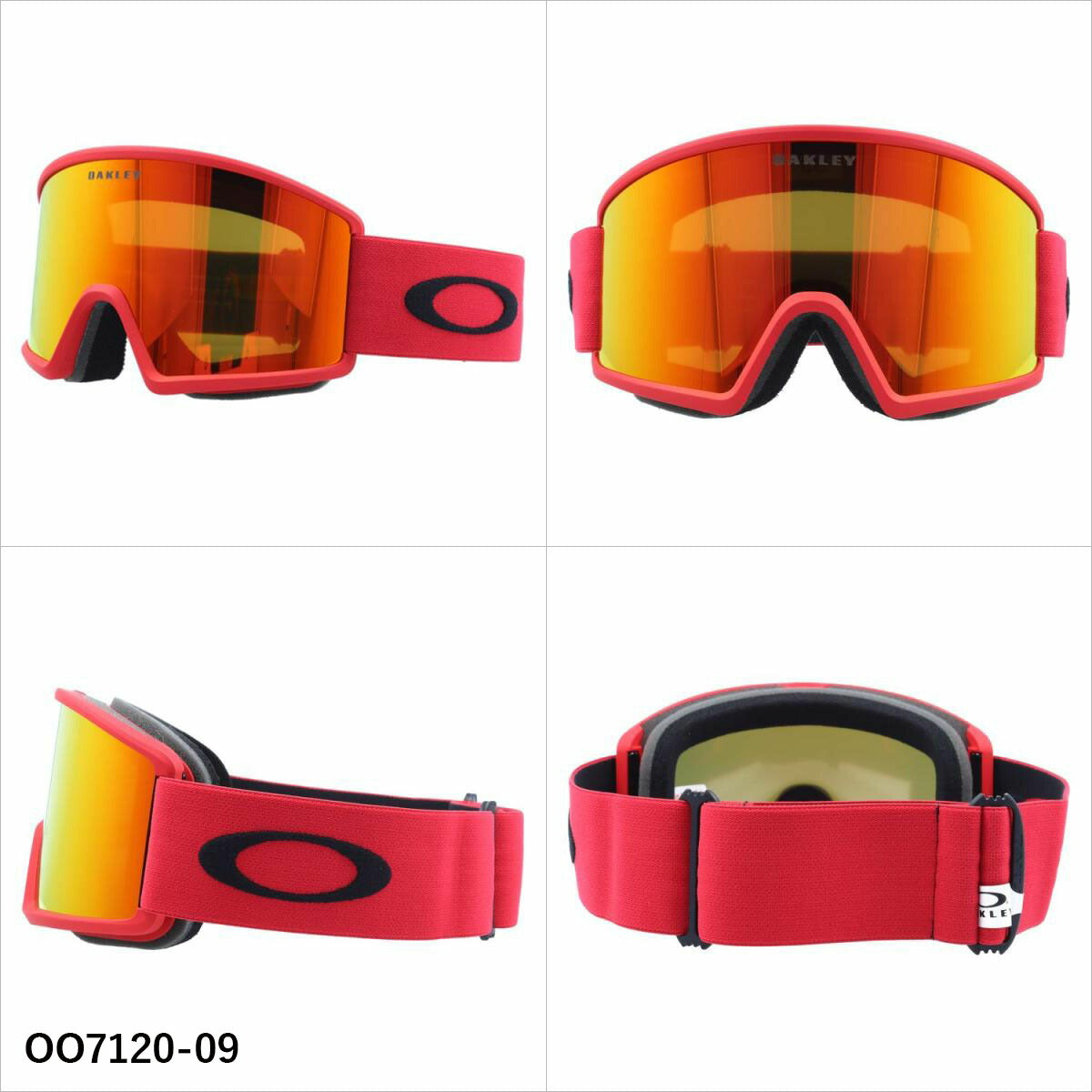 オークリー ゴーグル ターゲットライン L ミラーレンズ レギュラーフィット（グローバルフィット） OAKLEY TARGET LINE L OO7120 全3カラー OO7120-03/OO7120-09/OO7120-14 平面レンズ 曇りにくい 眼鏡対応 ユニセックス メンズ レディース