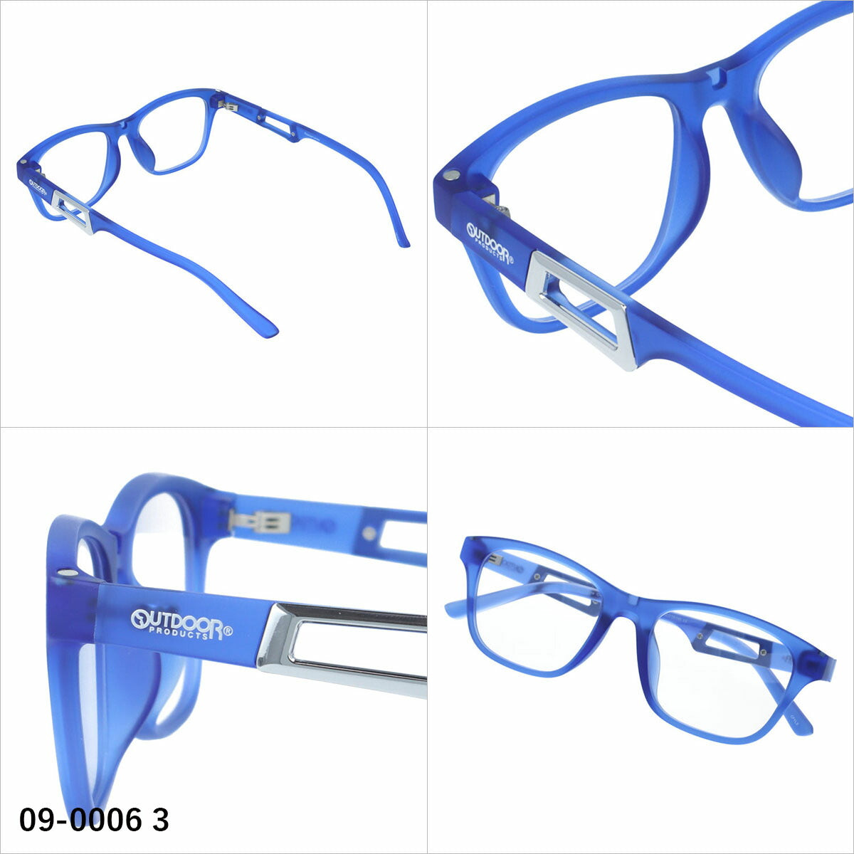 アウトドア メガネフレーム クリップオンサングラス 偏光レンズ アジアンフィット OUTDOOR 09-0006 52サイズ 全3カラー ウェリントン型 マグネット式でワンタッチ着脱 メンズライク ユニセックス メンズ レディース
