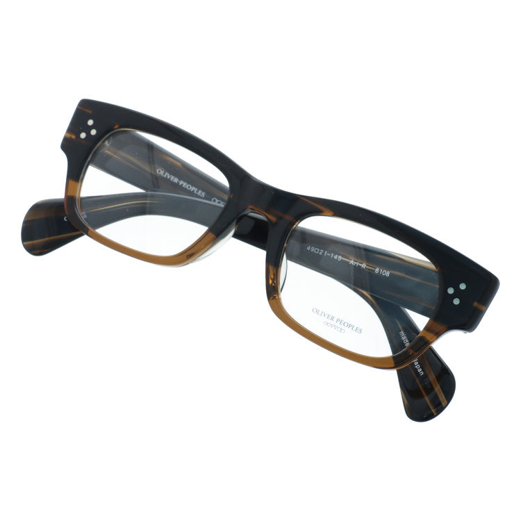 【日本製】【国内正規品】オリバーピープルズ メガネフレーム アリアール アジアンフィット Oliver Peoples ARI-R OV7997 8108 49サイズ ウェリントン型 べっ甲柄 デミ柄 ユニセックス メンズ レディース made in japan