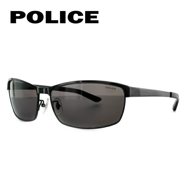 【訳あり】ポリス サングラス POLICE S8912J 0530 64 シャイニーブラック アジアンフィット メンズ UVカット ラッピング無料