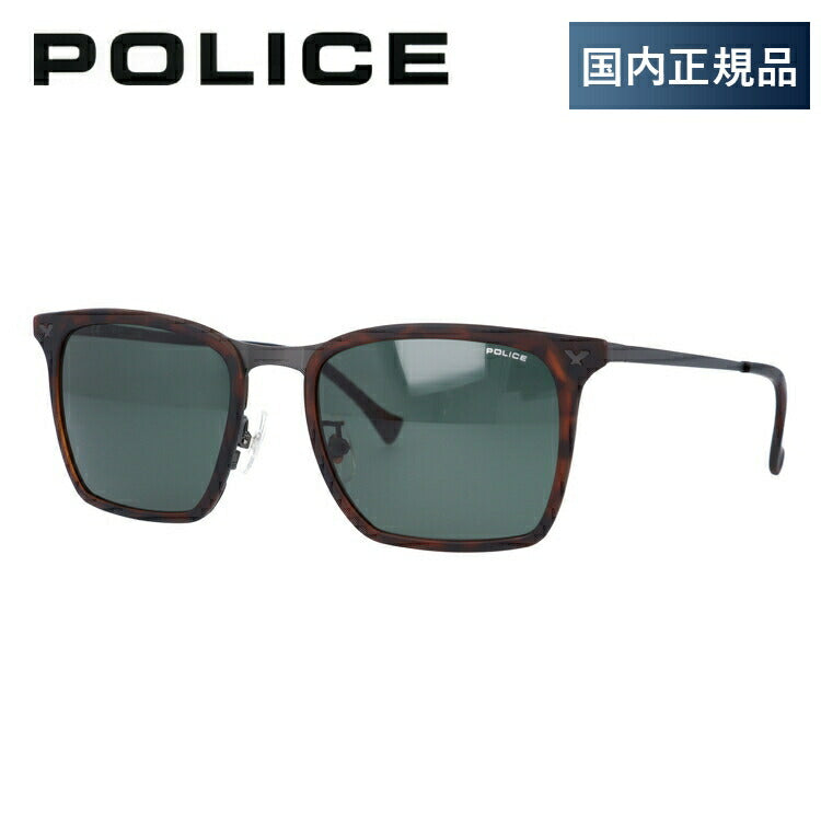 【国内正規品】ポリス サングラス POLICE SPL154I 0Z40 53サイズ スクエア メンズ UVカット ラッピング無料