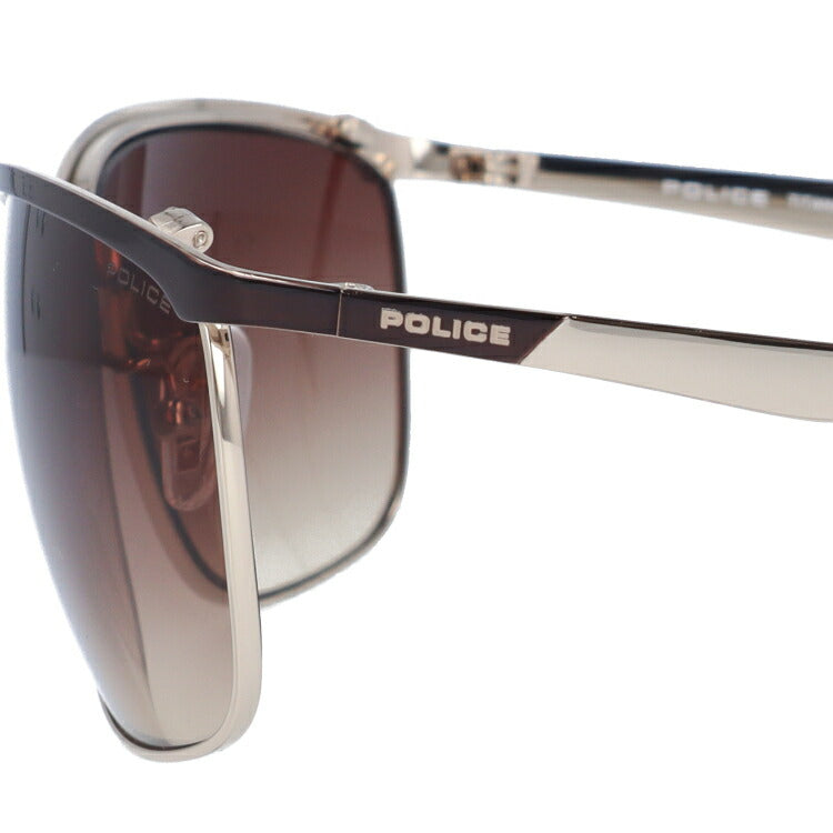 【国内正規品】ポリス サングラス POLICE SPL918J 0K05 62サイズ スクエア ユニセックス メンズ レディース ［ハイカーブレンズ対応/タウン］ ラッピング無料