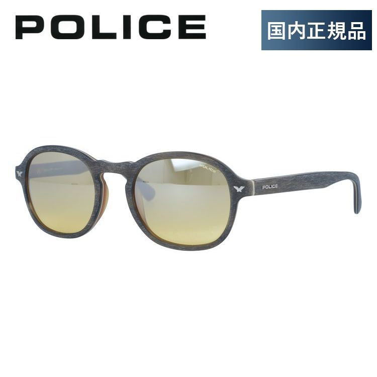 【国内正規品】ポリス サングラス マスター1 ミラーレンズ レギュラーフィット POLICE MASTER1 S1951M NKCX 50サイズ ボストン ユニセックス メンズ レディース