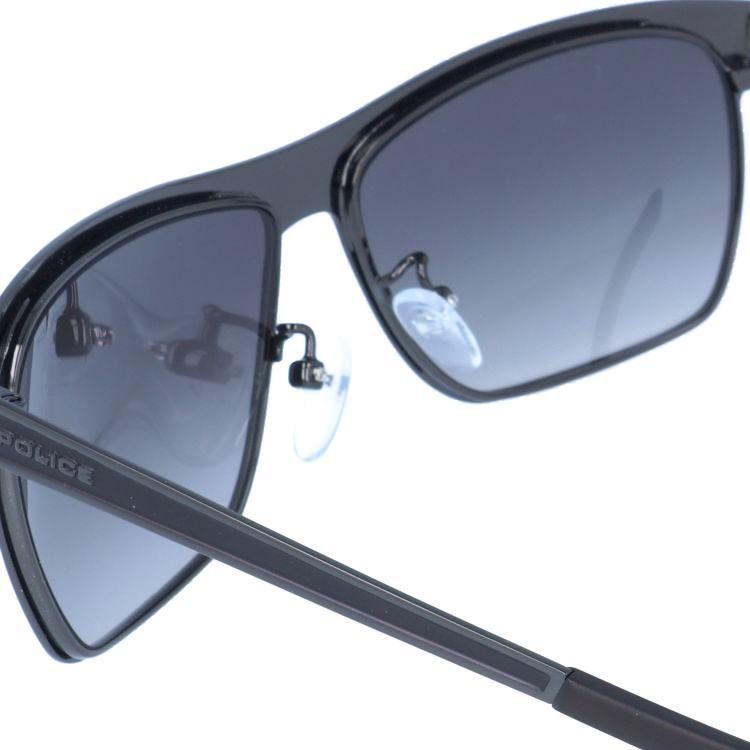 【国内正規品】ポリス サングラス POLICE HISTORY 1 S8948M 0K56 58サイズ スクエア ユニセックス メンズ レディース イタリア製