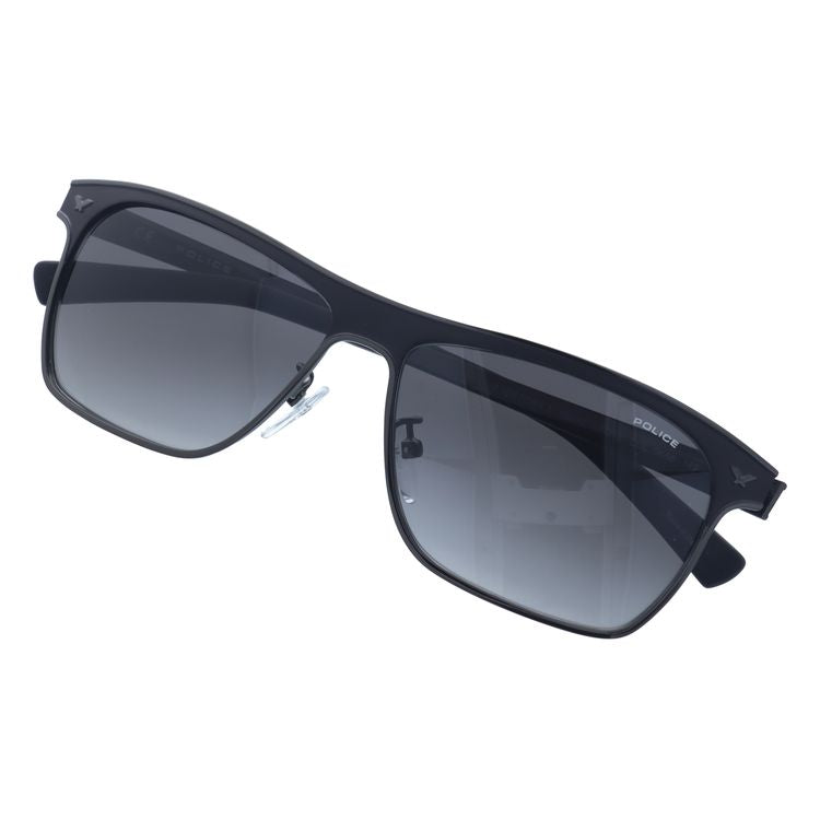 【国内正規品】ポリス サングラス POLICE HISTORY 1 S8948M 0K56 58サイズ スクエア ユニセックス メンズ レディース イタリア製